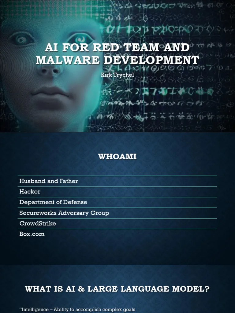 AI FOR RED TEAM | PDF | Artificial Intelligence | Intelligence (AI ...