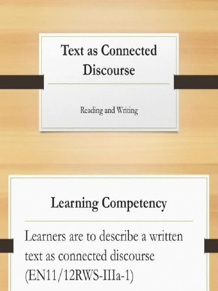 Text Vs Discourse | PDF