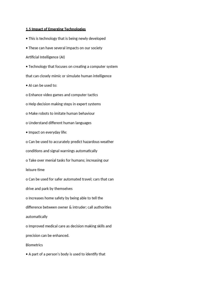 Emerging Trends In ICT | PDF | Virtual Reality | Holography