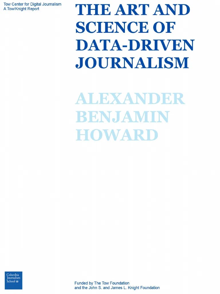 The Art And Science Of Data Driven Journalism | PDF | Journalism | Data