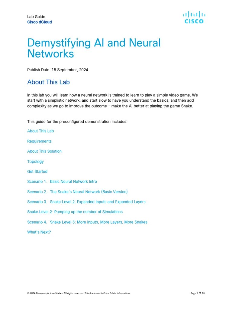 Demystifying Ai And Neural Networks Guide | PDF | Artificial Neural ...