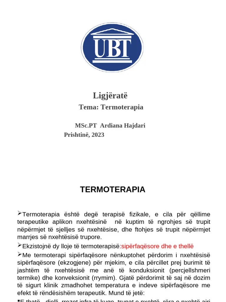 Ligjerata 5 Fizioterapi 2 | PDF