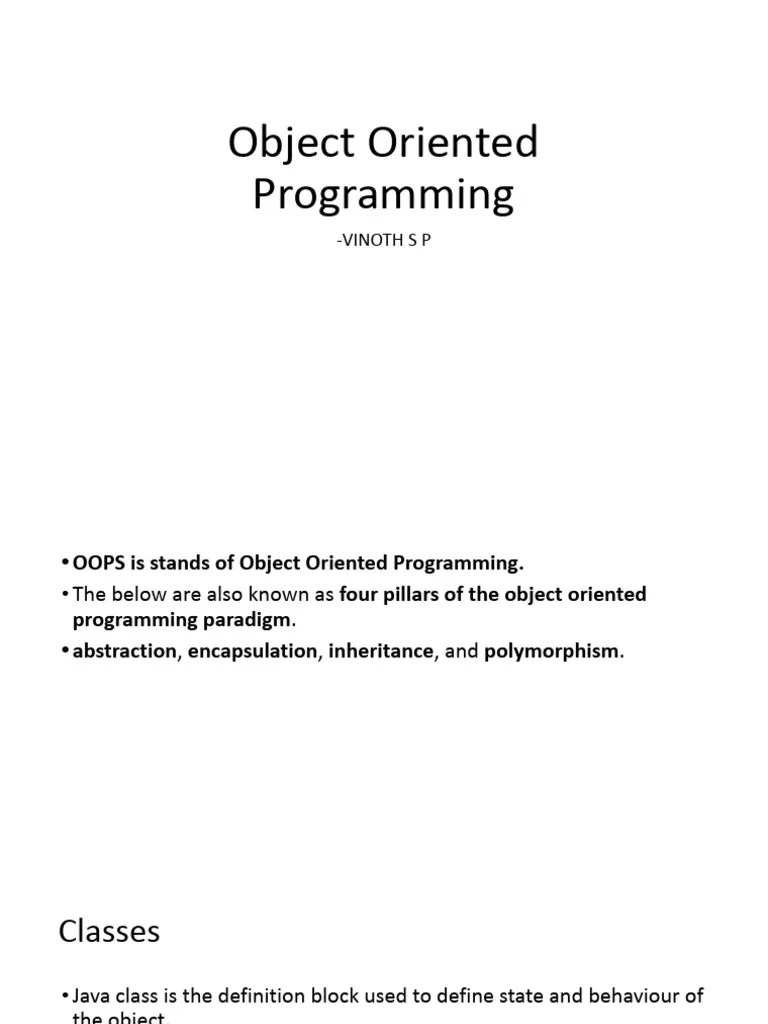 OOPS | PDF | Programming | Constructor (Object Oriented Programming)