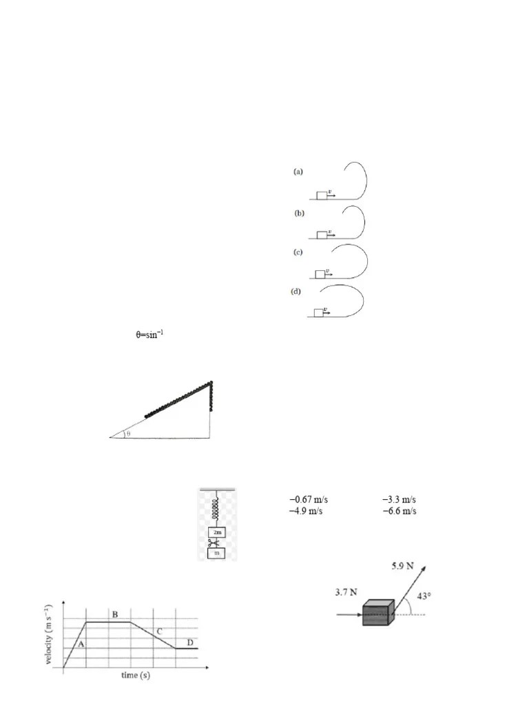 Force And Motion 1 | PDF | Force | Tension (Physics)