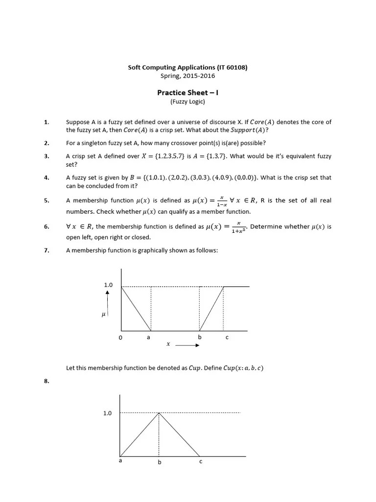 Fuzzy Logic | PDF | Fuzzy Logic | Function (Mathematics)