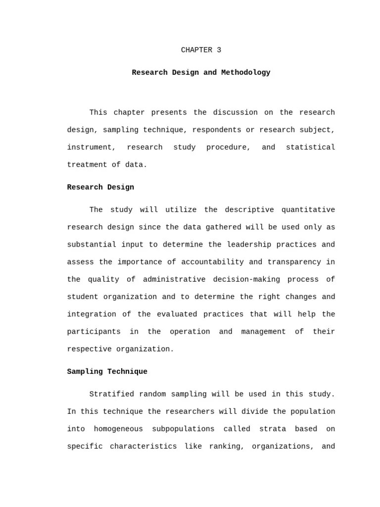 CHAPTER-3-RESEARCH-DESIGN-AND-METHODOLOGY (1) | PDF | Survey ...