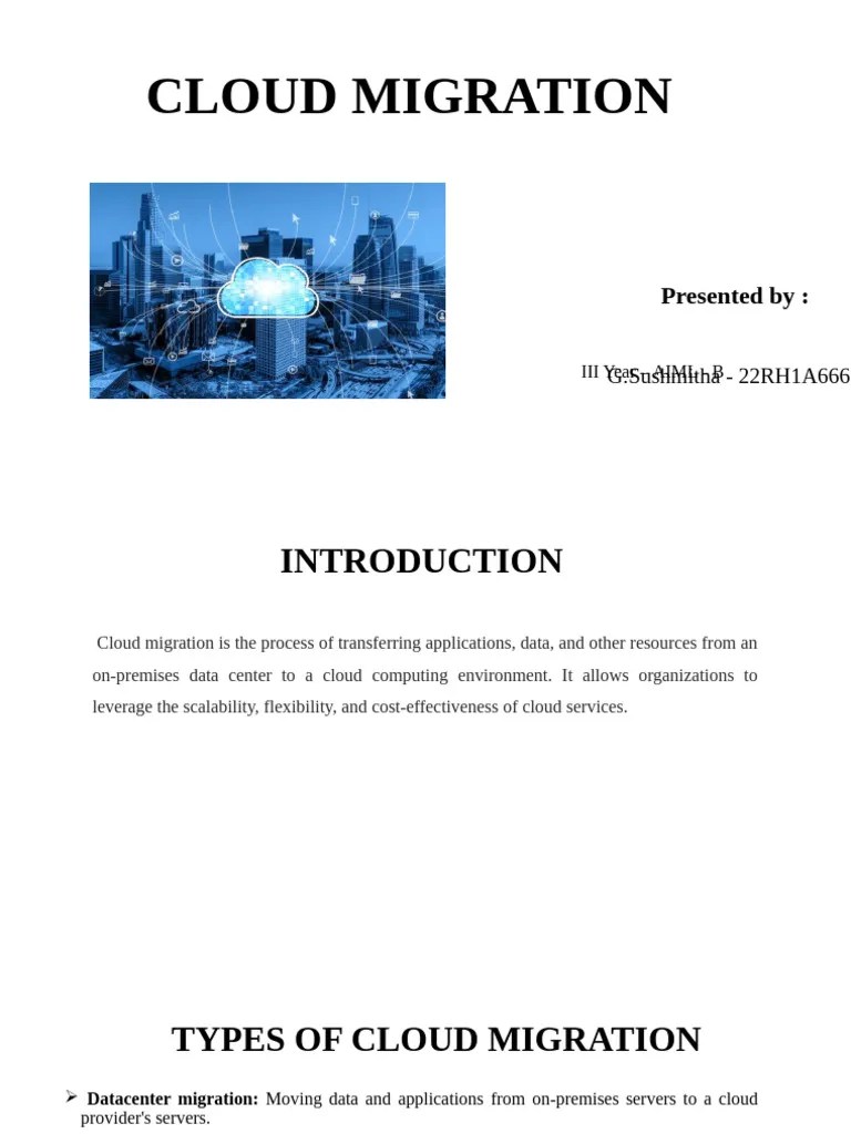 CLOUD_MIGRATION | PDF | Cloud Computing | Scalability