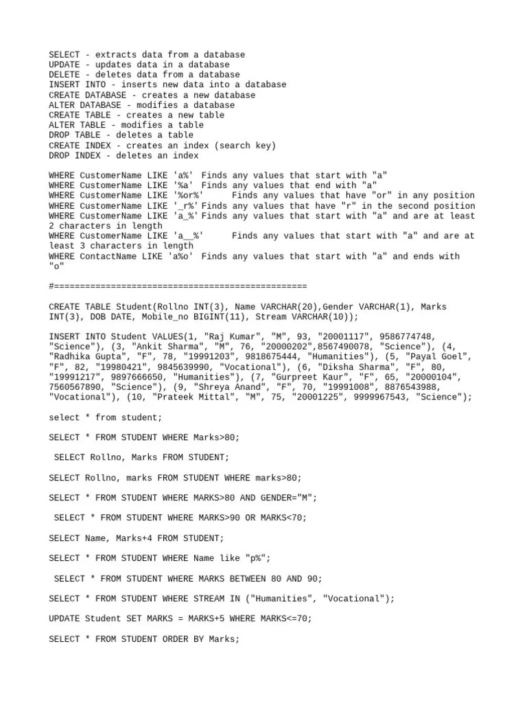 Mysql | PDF | Database Index | Table (Database)