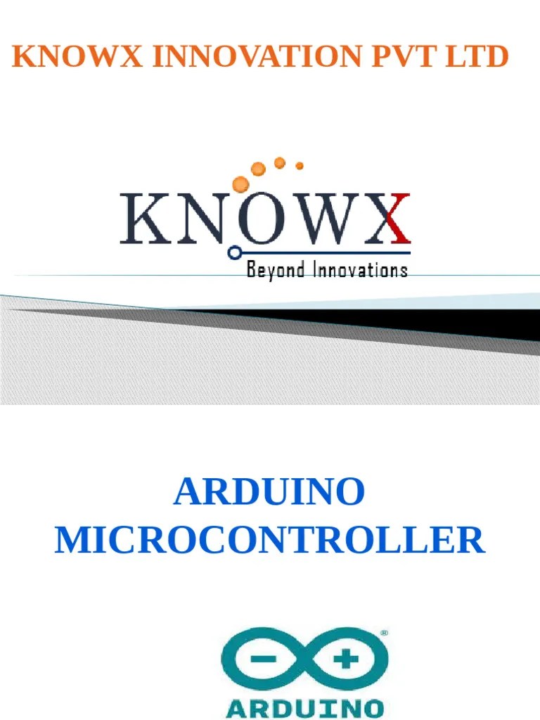 1 Arduino PPT Intro | PDF | Arduino | Microcontroller