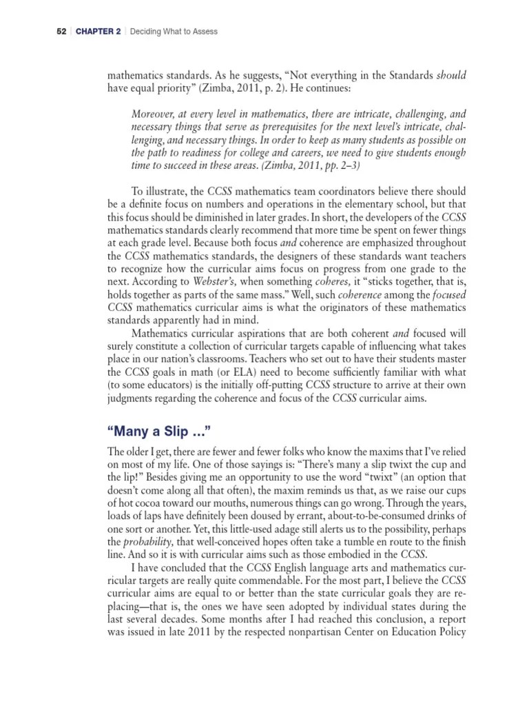 Classroom Assessment WTNTK Pages 37 | PDF | Mathematics