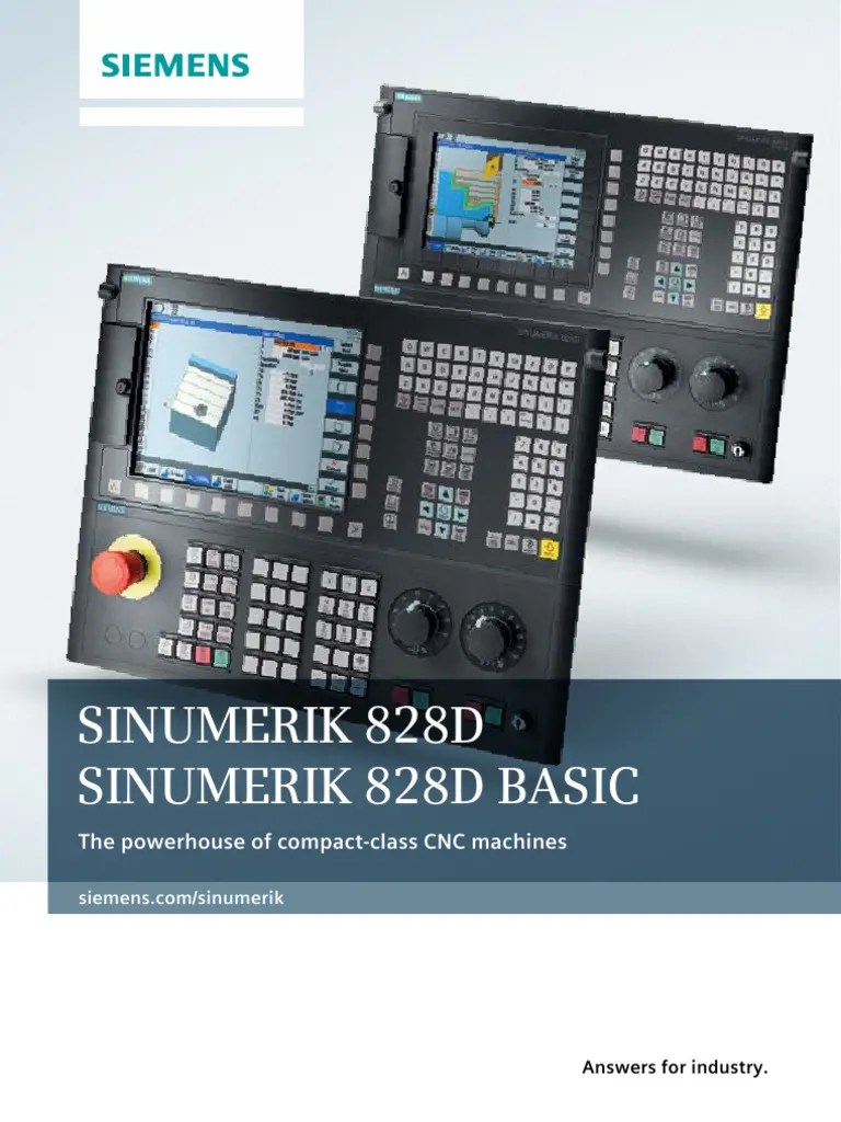 SINUMERIK-828D-828D-BASIC | PDF | Numerical Control | Electric Motor