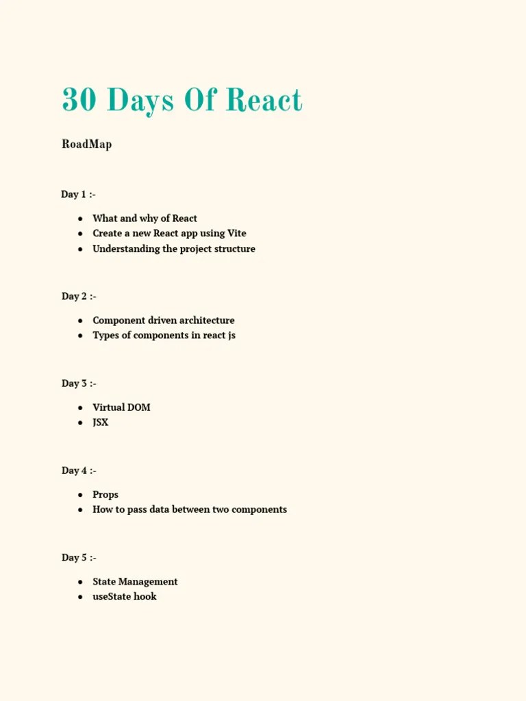 React Roadmap | PDF