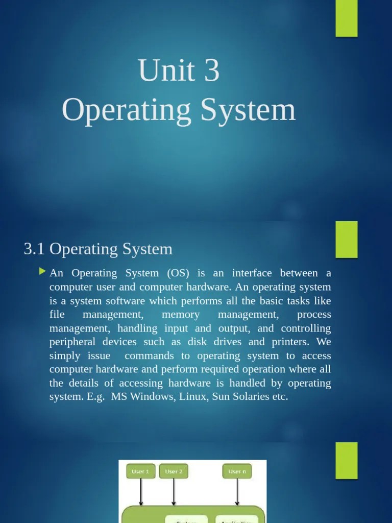 Unit 3 Operating System | PDF | Operating System | Process (Computing)