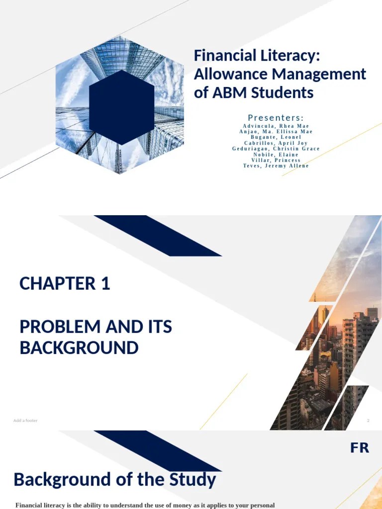 Financial Literacy | PDF | Validity (Statistics) | Questionnaire