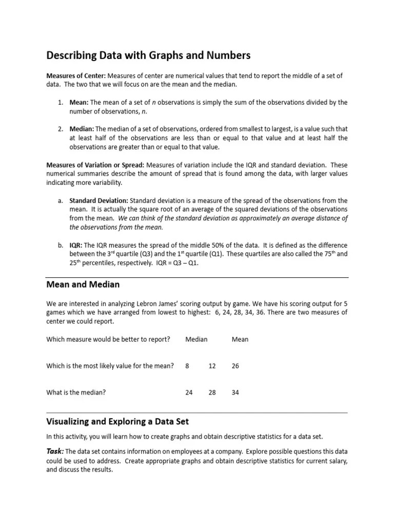 Module 3 (2) | PDF | Statistical Analysis | Teaching Mathematics