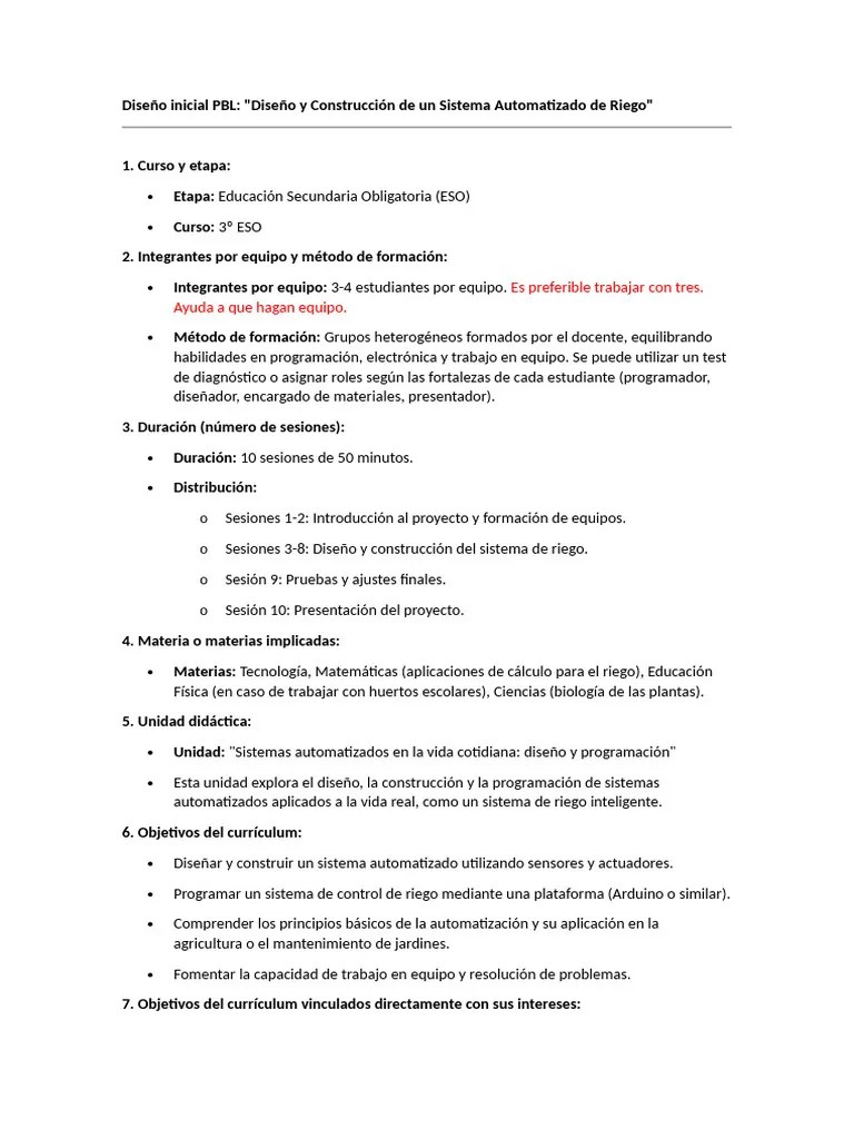 Aprendizaje Basado En Proyectos | PDF | Evaluación | Plan De Estudios