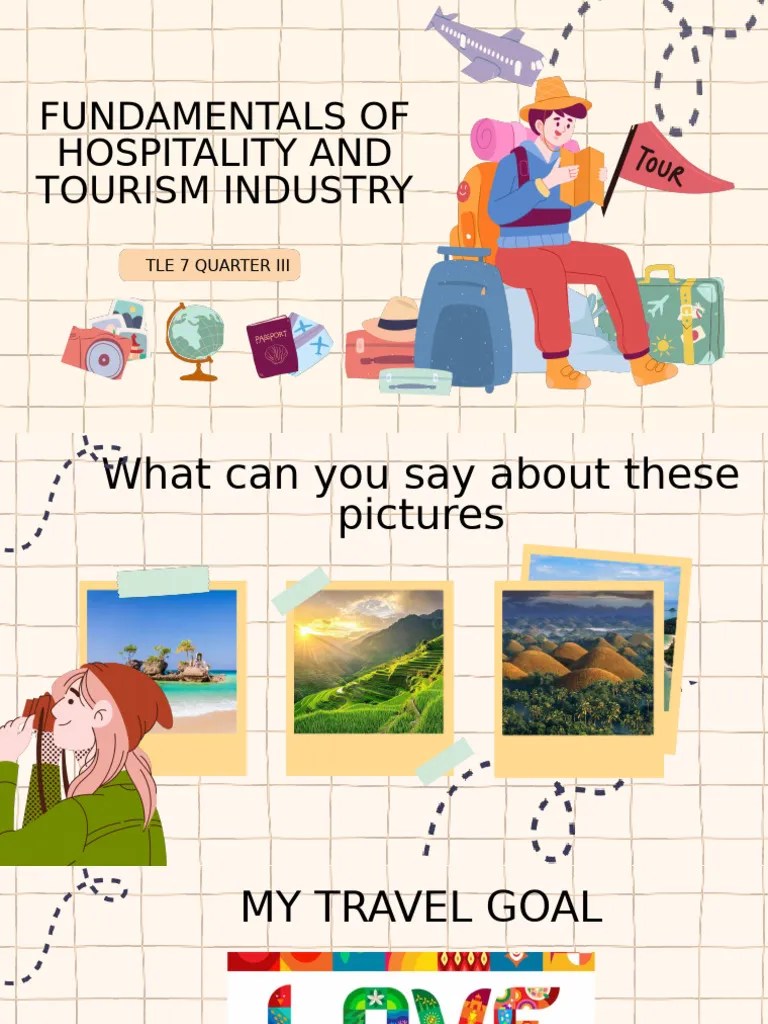 TLE 7 - Q3 - Lesson 1 | PDF | Tourism | Cruise Ship