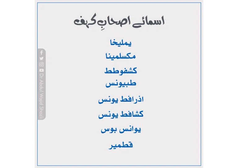 Ashab E Kahf Ke Naam | PDF