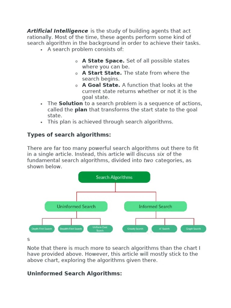 Artificial Intelligence Search | PDF | Combinatorics | Mathematical ...