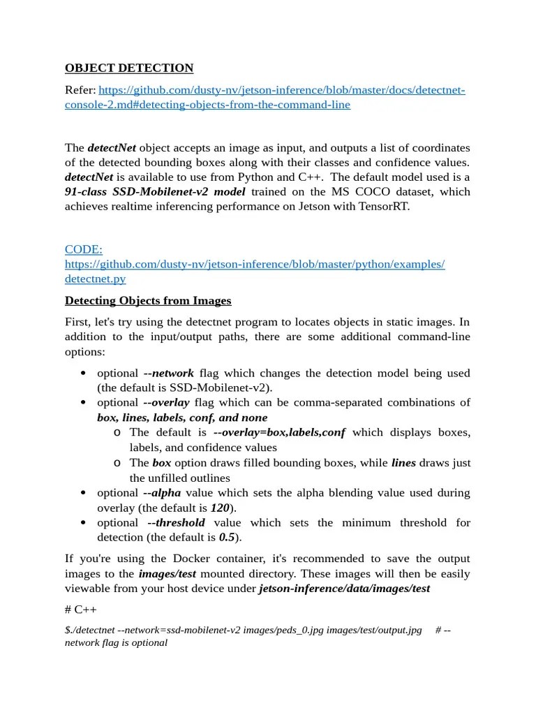 Object Detection | PDF