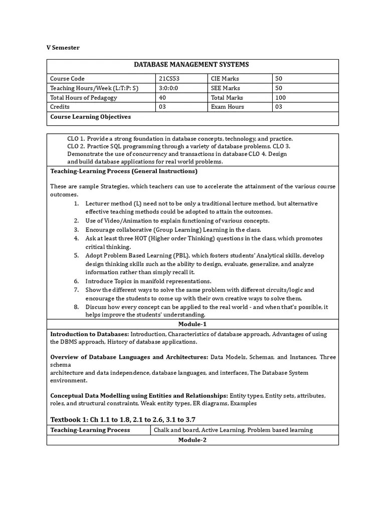 DATABASE MANAGEMENT SYSTEMS | PDF | Relational Database | Databases