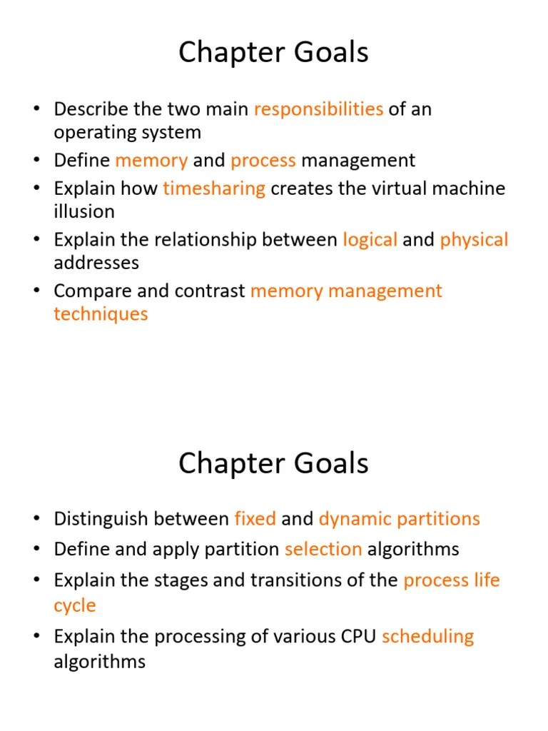 5 - Operating Systems & Memory Management | PDF | Operating System | Process (Computing)