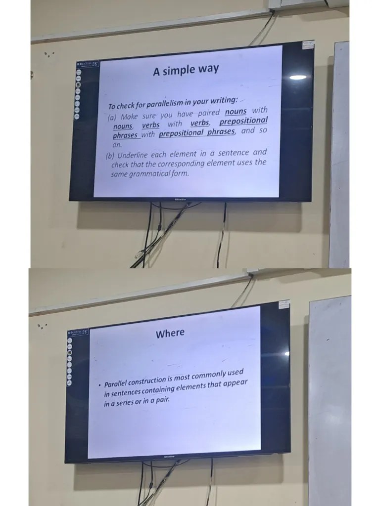 Sentence correction. lectr 3