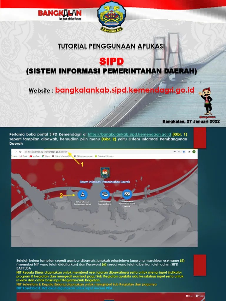 Tutorial SIPD Kemendagri | PDF