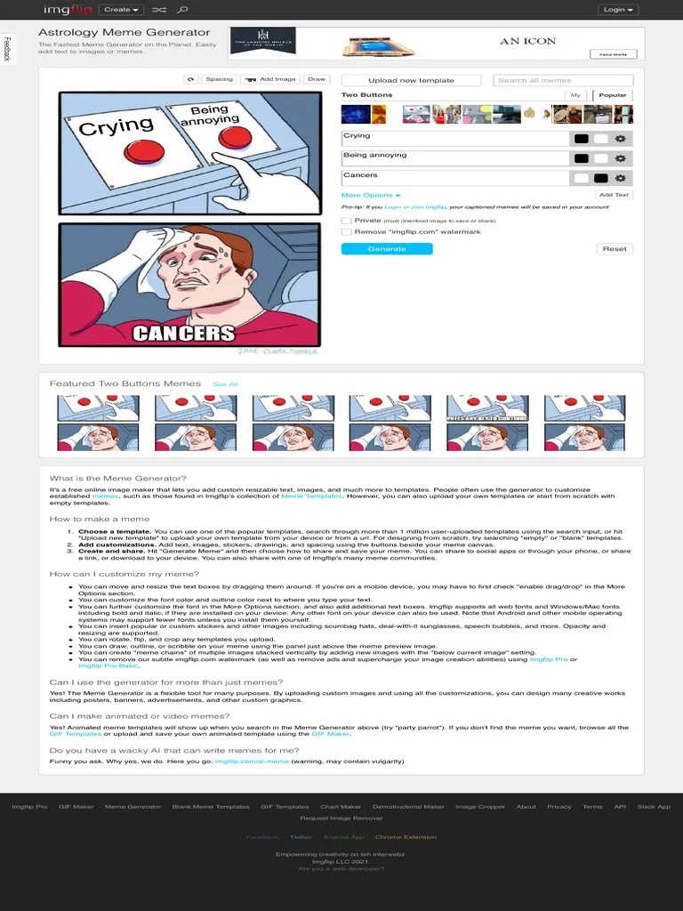 Astrology Meme Generator - Imgflip | PDF | Software | Computing