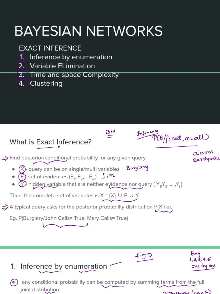 Exact Inference | PDF | Bayesian Network | Statistical Inference