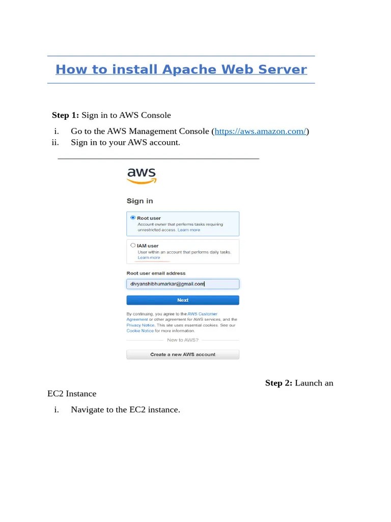 How To Install Apache Web Server | PDF