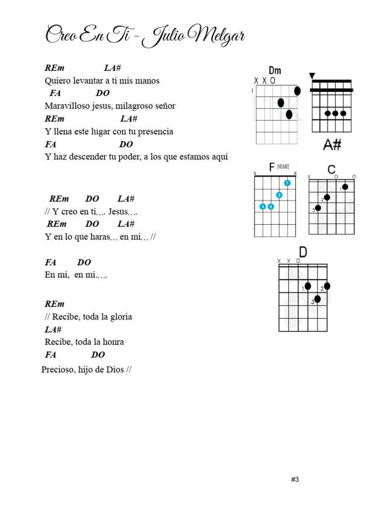 Creo En Ti - Julio Melgar | PDF