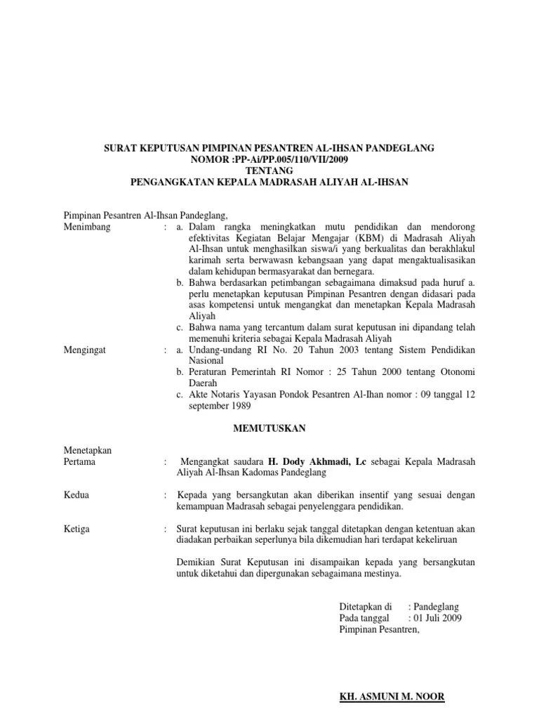 Check spelling or type a new query. Sk Yayasan Pengangkatan Kepala Ma Pdf