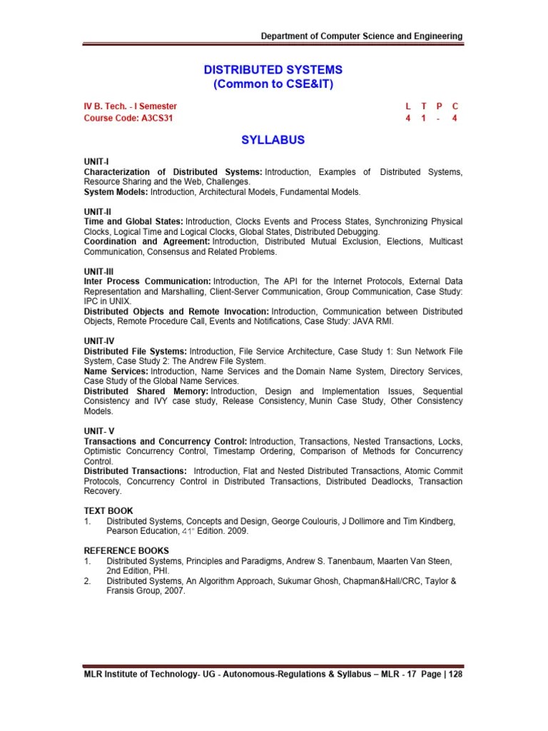 DISTRIBUTED SYSTEMS | PDF | Distributed Computing | Computer Programming