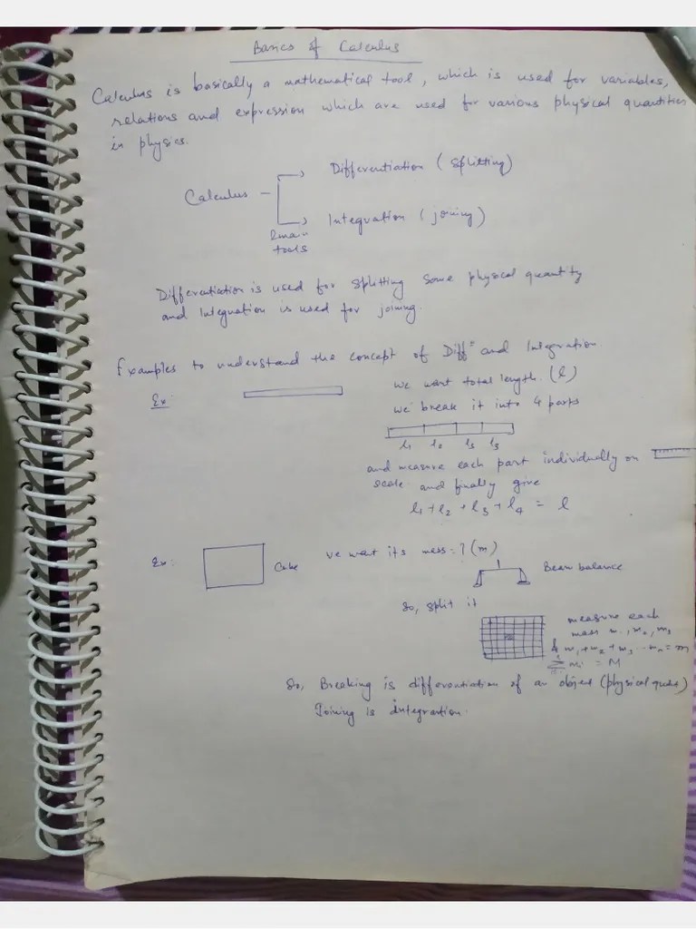 Basics Of Calculus | PDF
