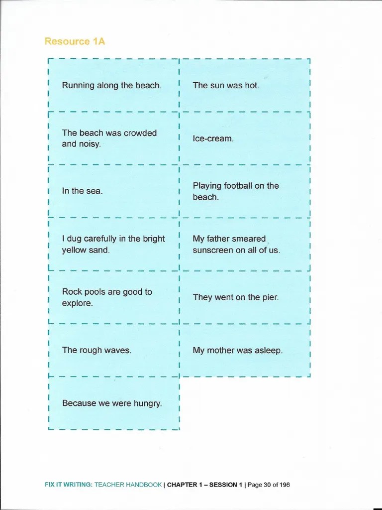 Sentence Or Not Sentence Pdf