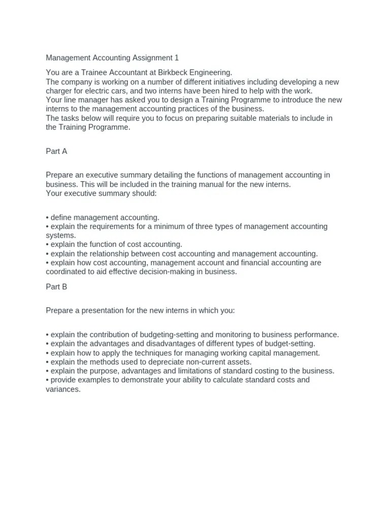 Management Accounting | PDF | Management Accounting | Cost Accounting