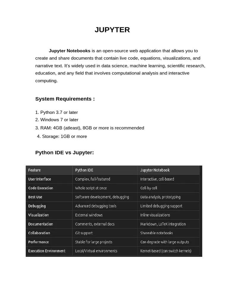 Jupyter | PDF | Computer Programming | Software Engineering