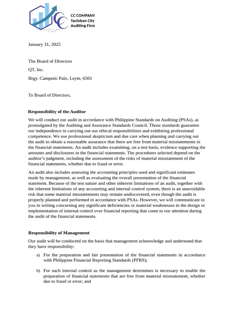 The Board Of Directors | PDF | Audit | Internal Control