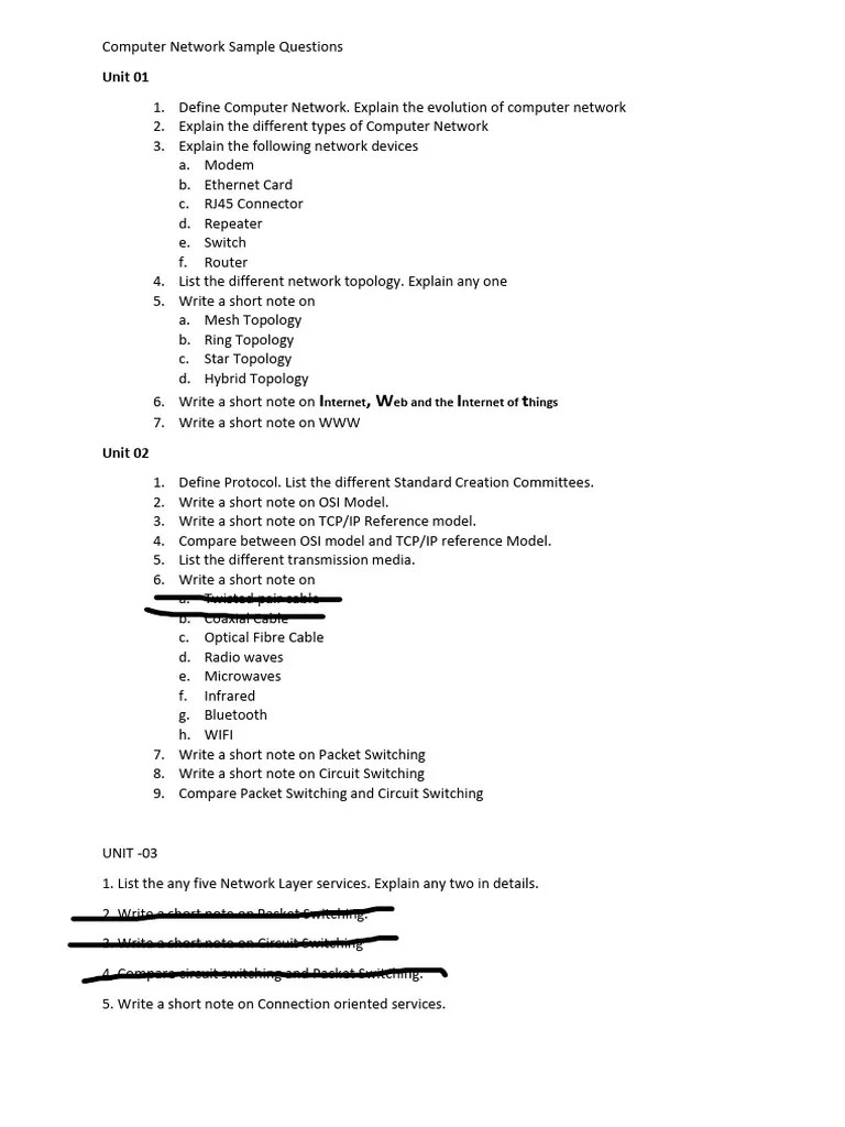 Revised Computer Network | PDF | Computer Network | Network Topology