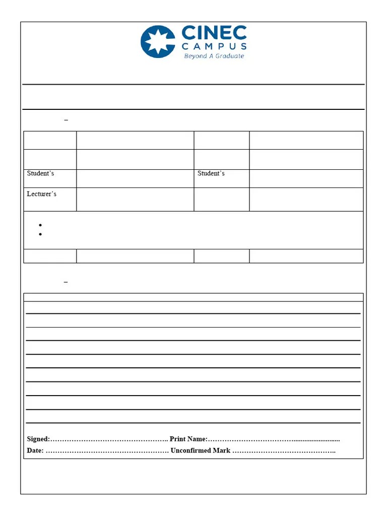 Front Page Assignment | PDF