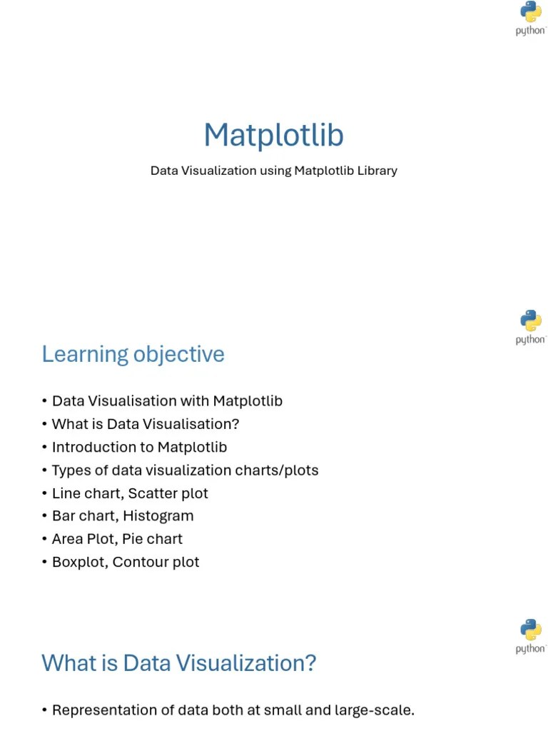 19_Matplotlib | PDF | Scatter Plot | Descriptive Statistics