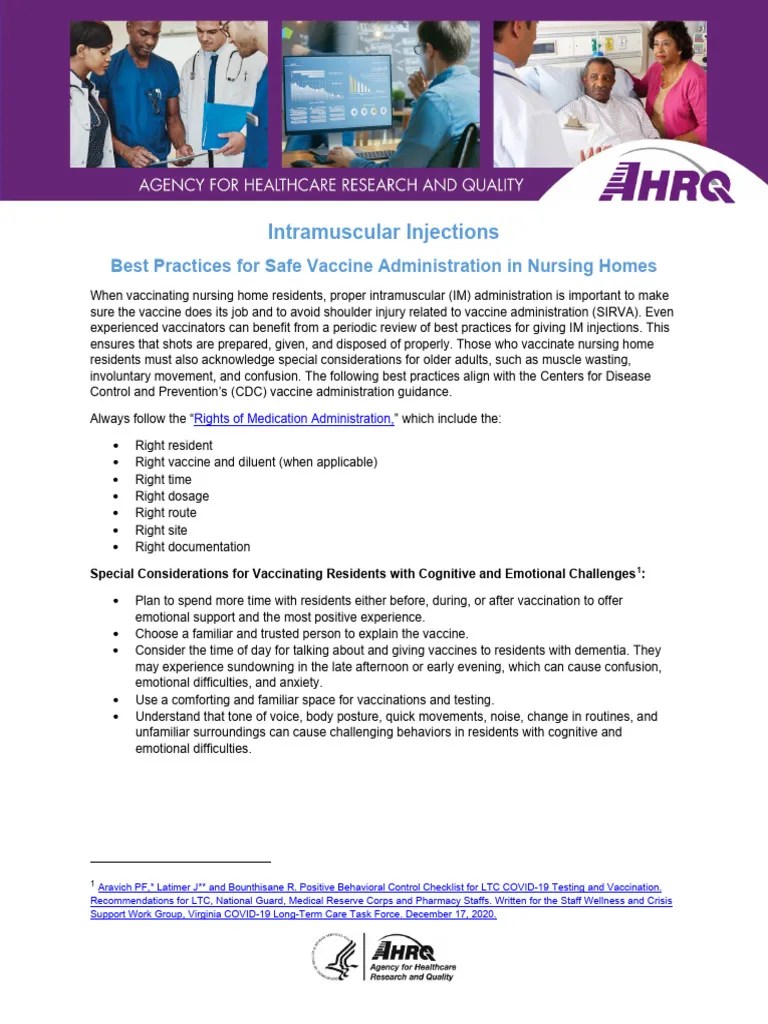 Intramuscular-injections | PDF | Injection (Medicine) | Medical Specialties