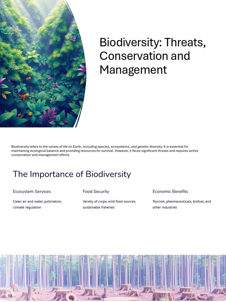 Biodiversity-Threats-Conservation-and-Management | PDF | Biodiversity ...