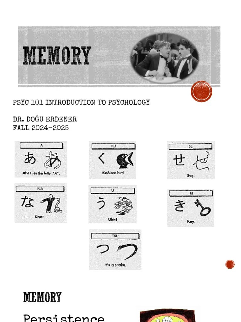 09-PSYC101 MEMORY | PDF | Memory | Recall (Memory)