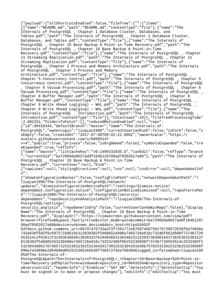 The Internals Of PostgreSQL _ Chapter 10 Base Backup & Point-in-Time ...