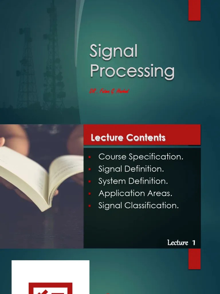 Lec 1 Signal | PDF | Discrete Time And Continuous Time | Information