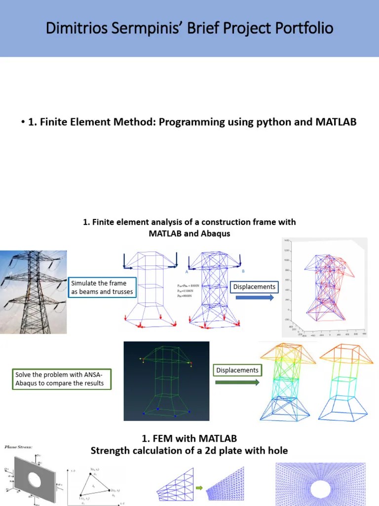 Finite Element Method With Python And Matlab | PDF