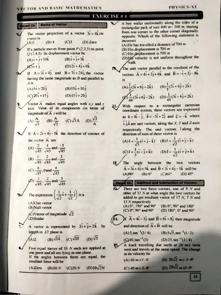 Exercise 1 | PDF | Euclidean Vector | Cartesian Coordinate System