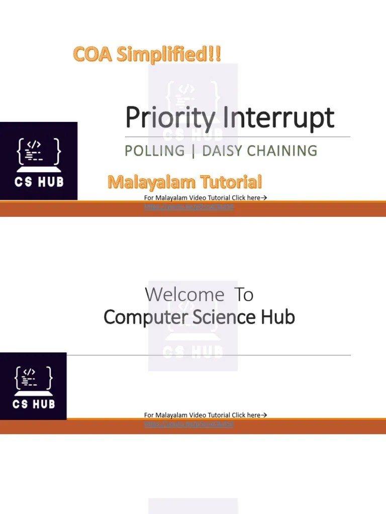 11.Priority Interrupt | PDF | Input/Output | Central Processing Unit